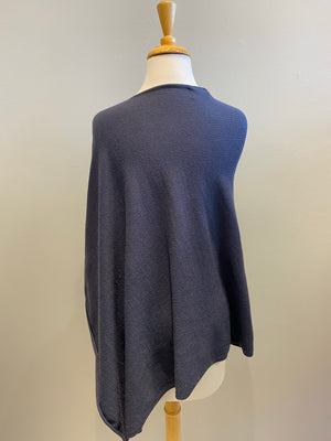 Look By M Basic Triangle Poncho - Showroom56