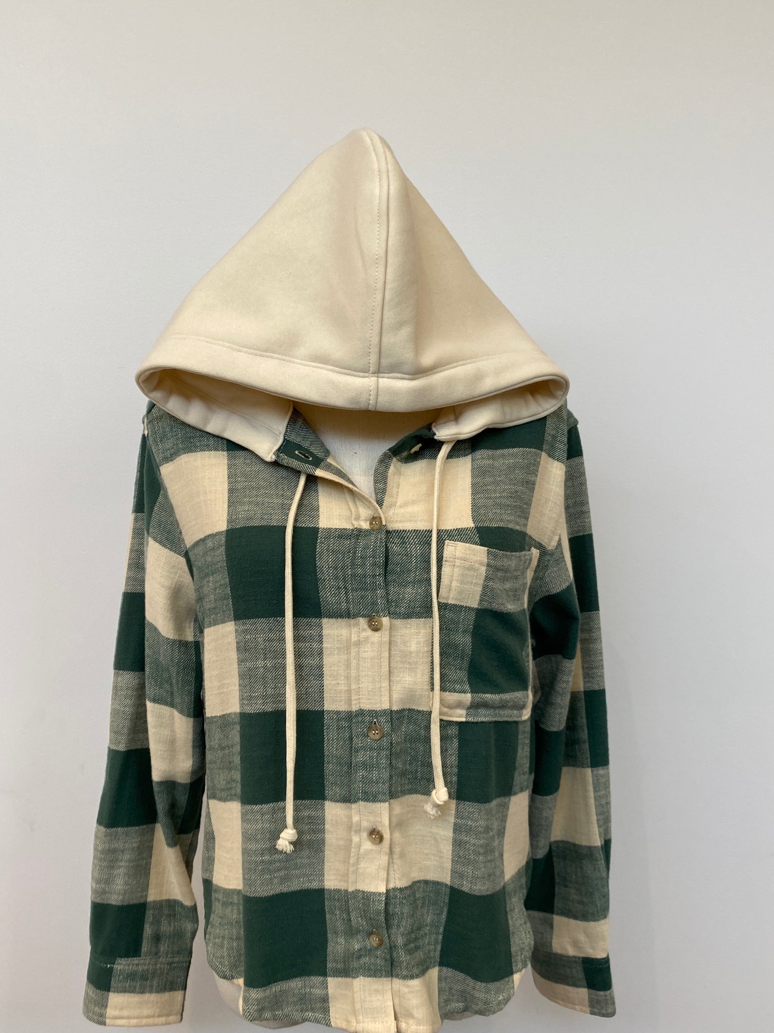 Bold Plaid Hoodie