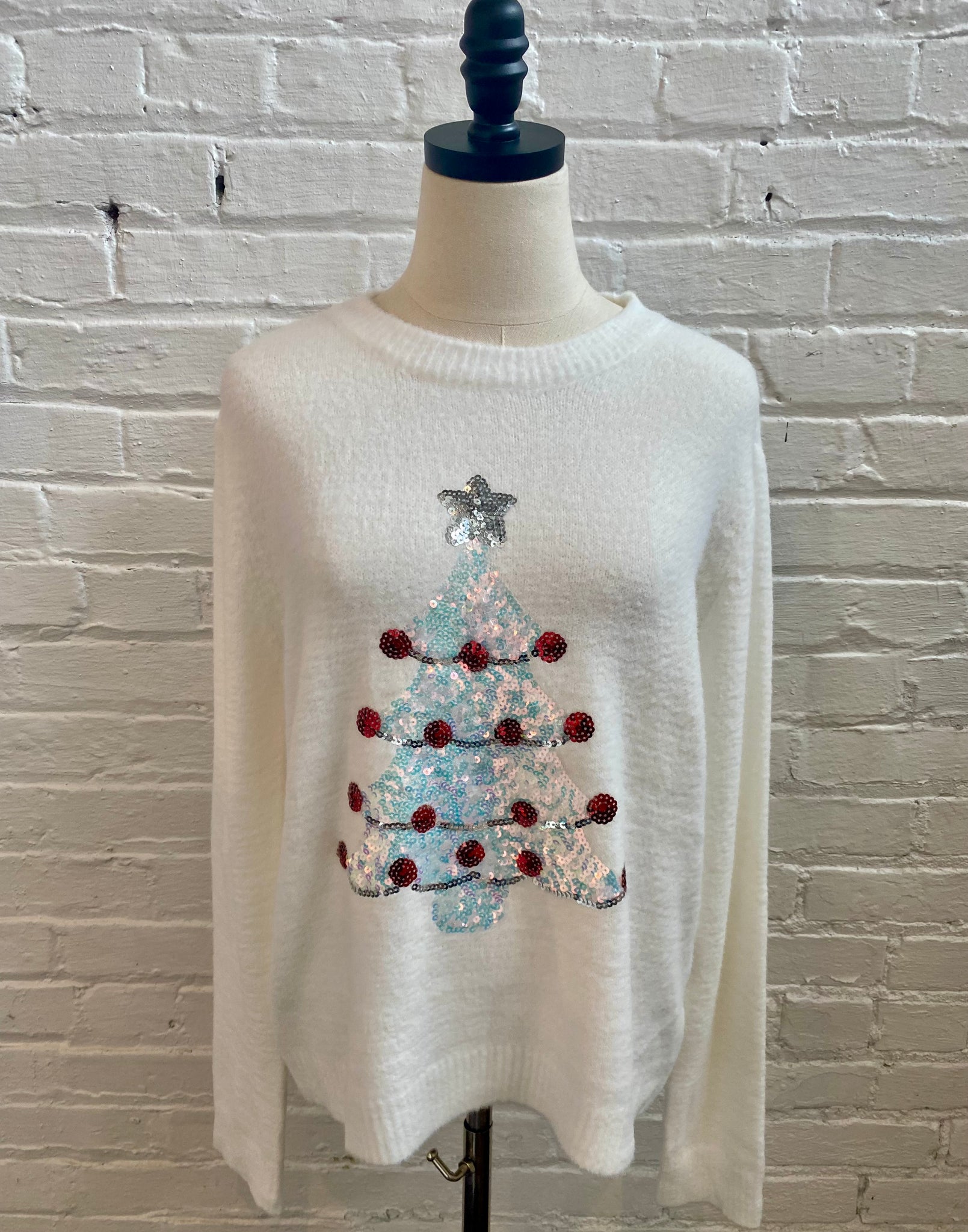 Sparkly Xmas Tree Sweater
