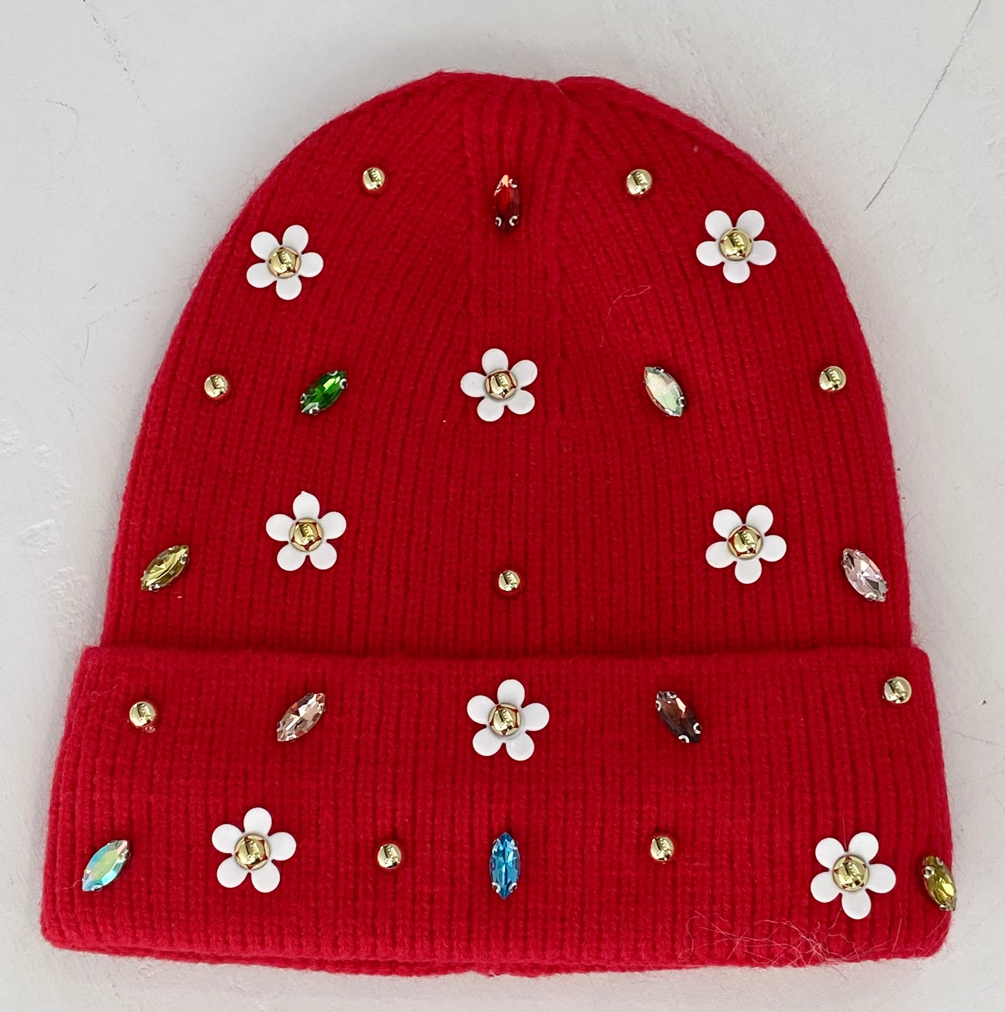 Daisy Fleece Lined Beanie