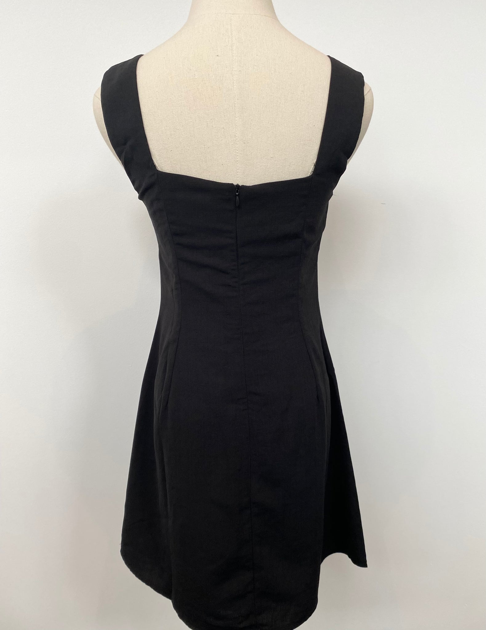 Square Neck Front Tie Dress Showroom56 Square Neck Front Tie Dress Showroom56