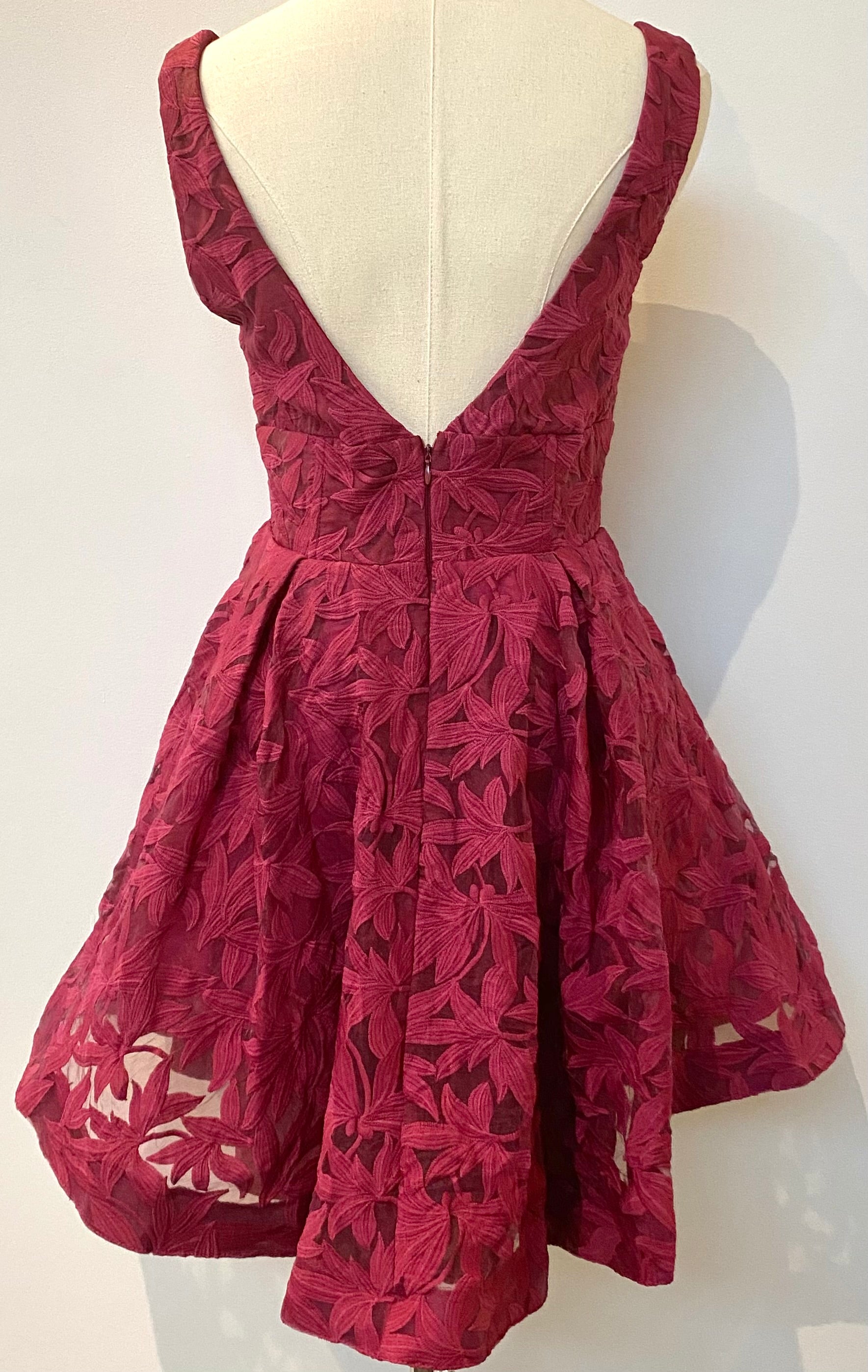 Fuchsia Fit & Flare Party Dress Fuchsia / Small Fuchsia Fit & Flare Party Dress Fuchsia / Small