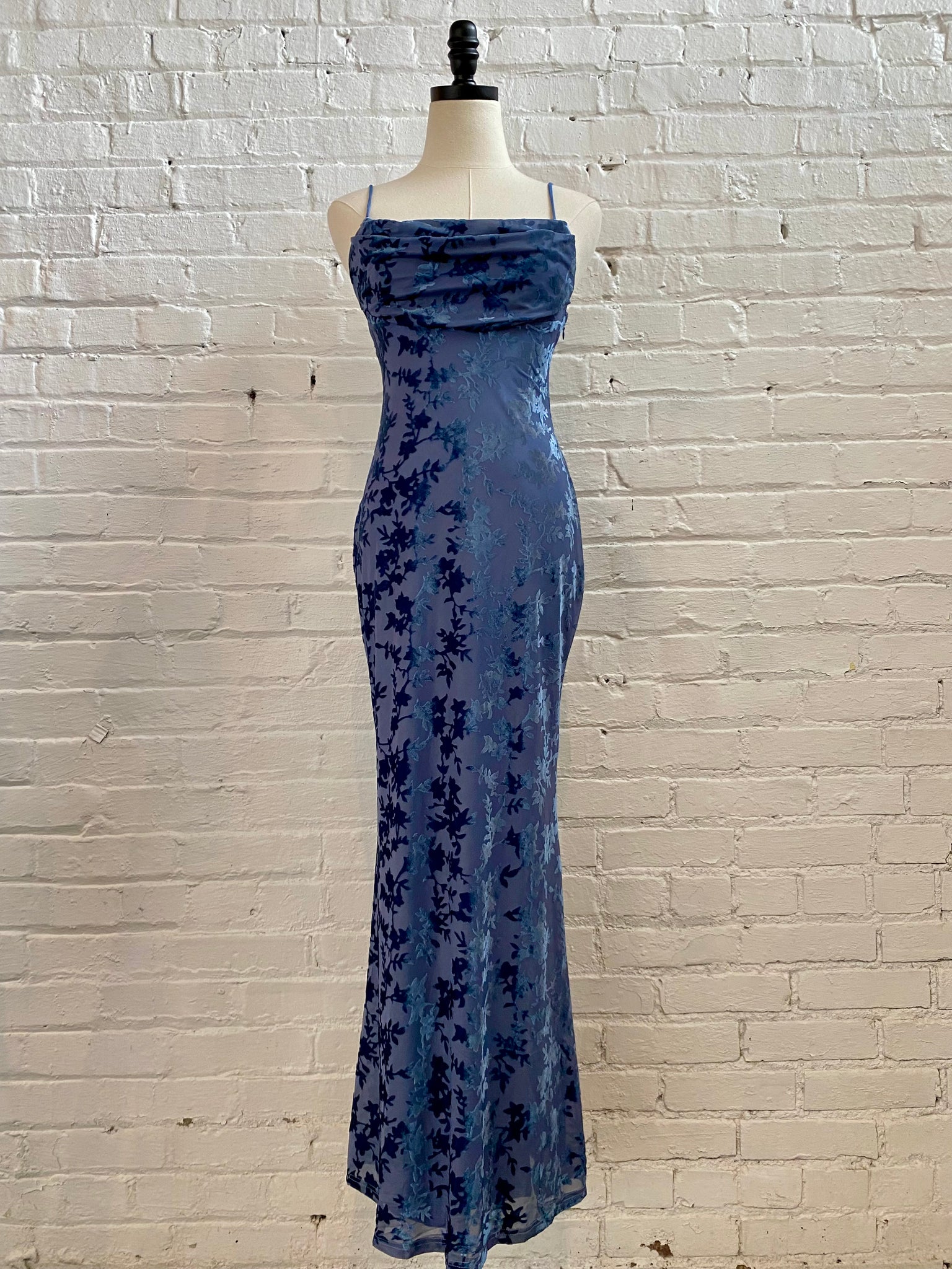 Radiant Floral Burnout Dress