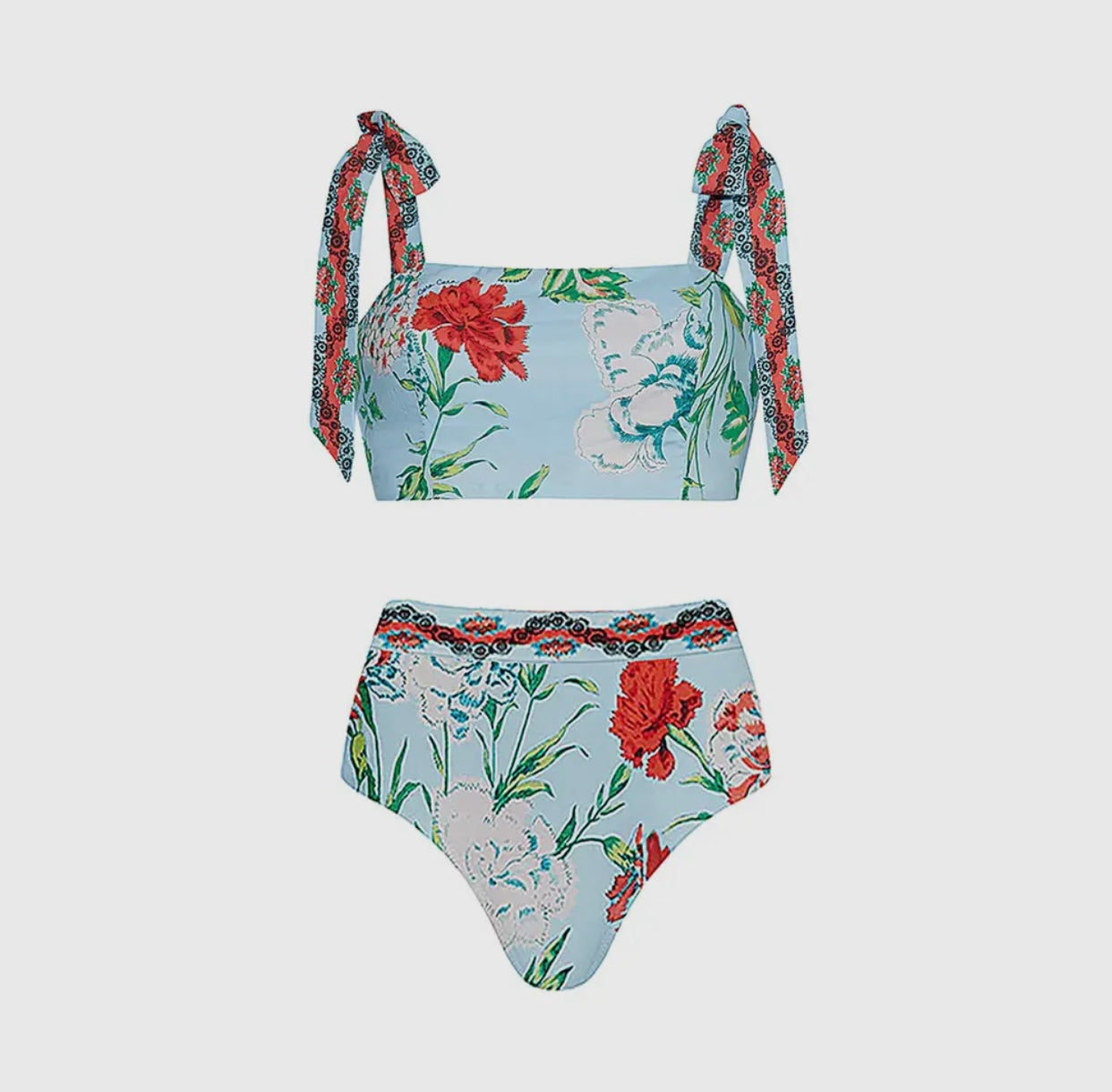 Two Piece Carnation Swimsuit