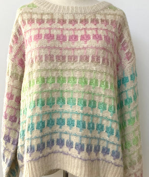 Rows of Color Sweater