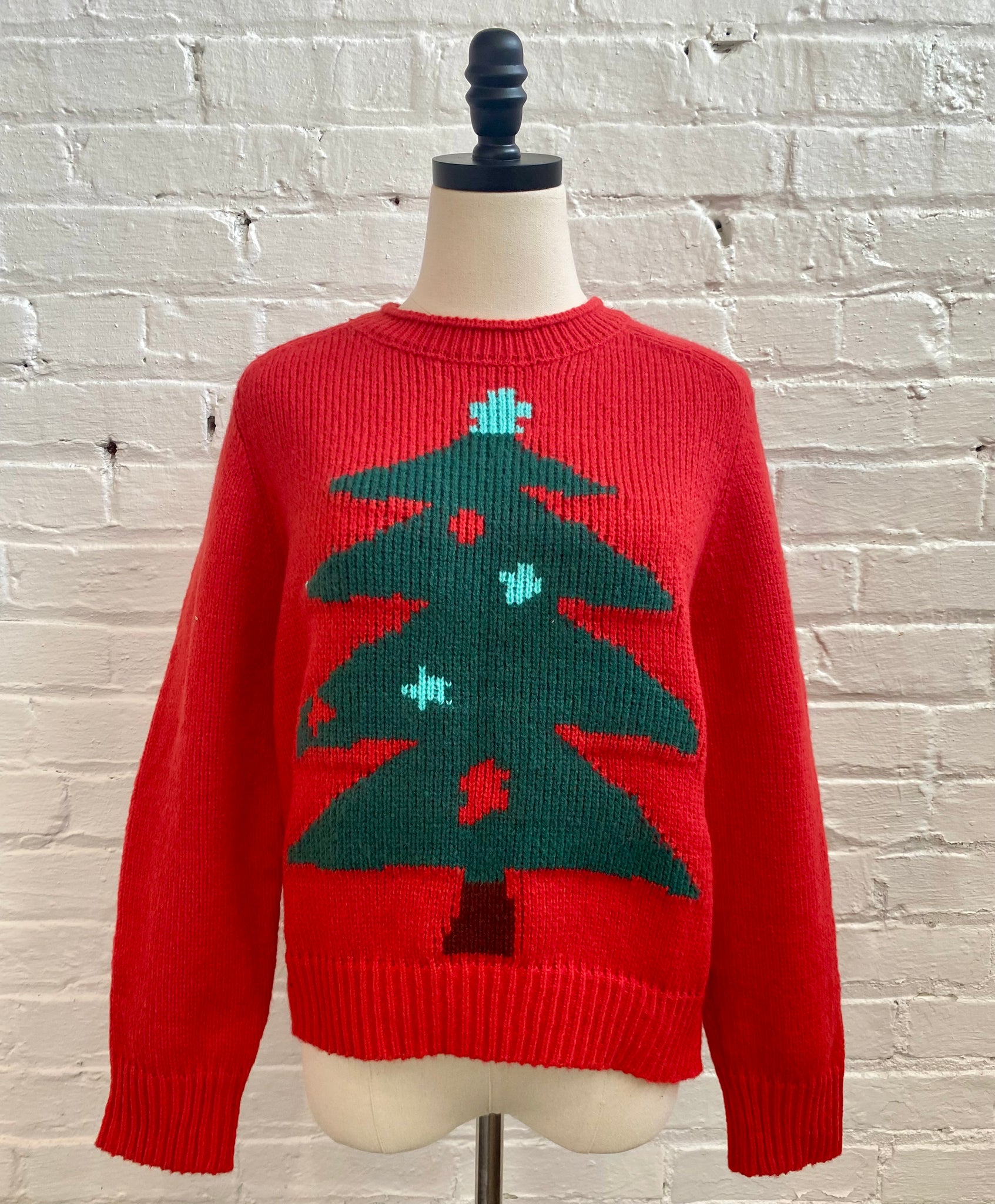 Red Xmas Tree Sweater