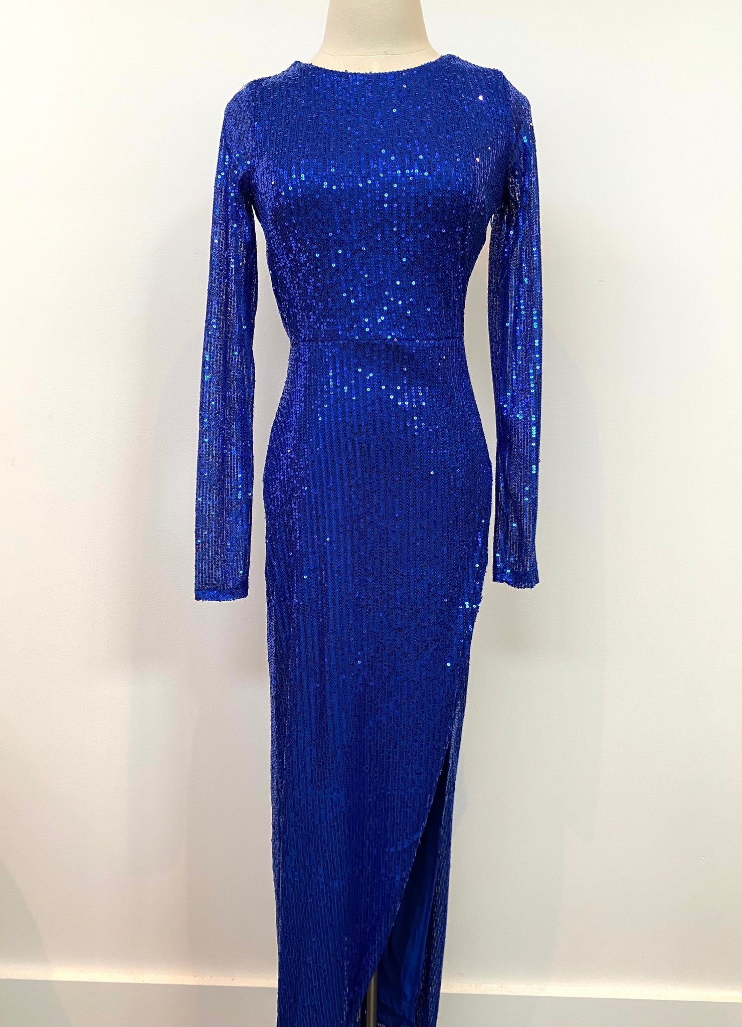 Royal Blue Sequin Formal Dress