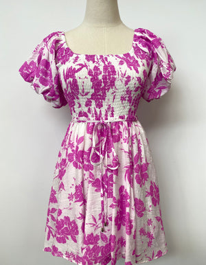 Elsie Floral Puff Sleeve Dress