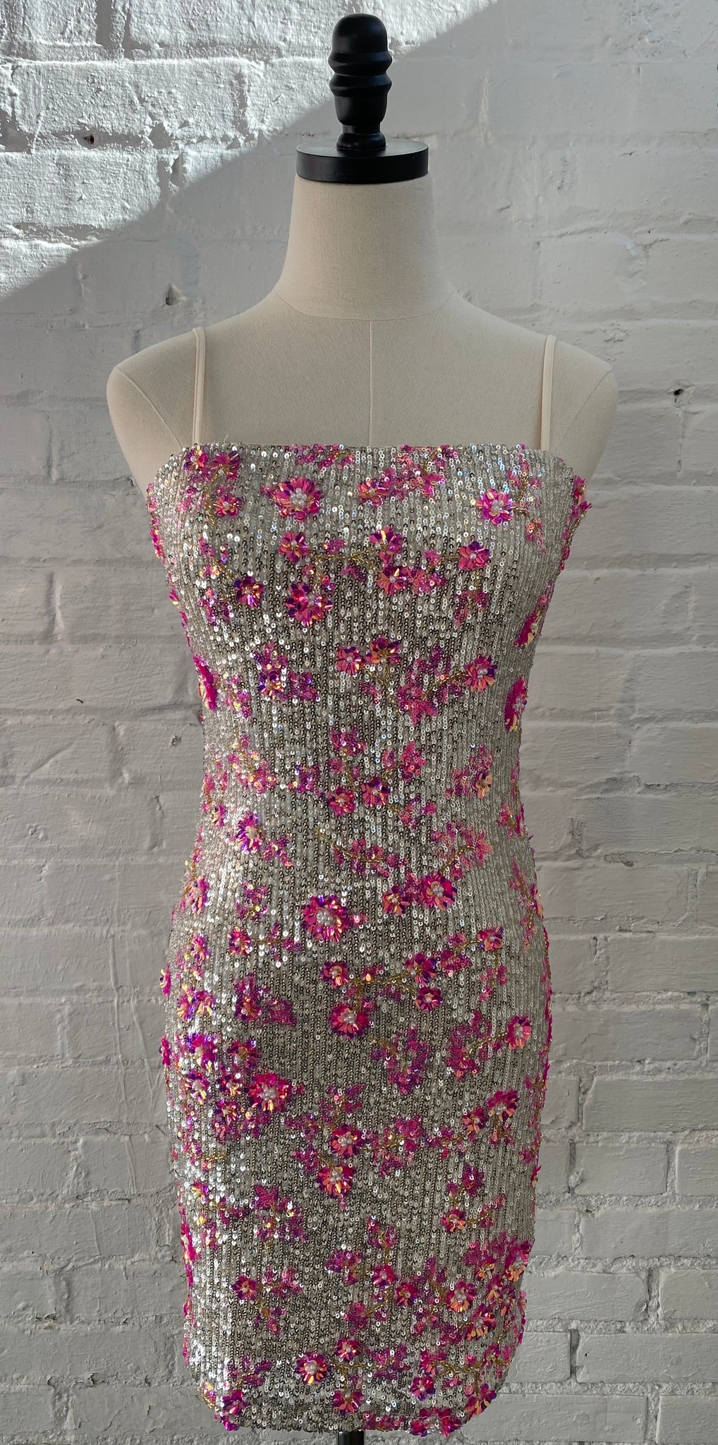 Floral Sequin Dress