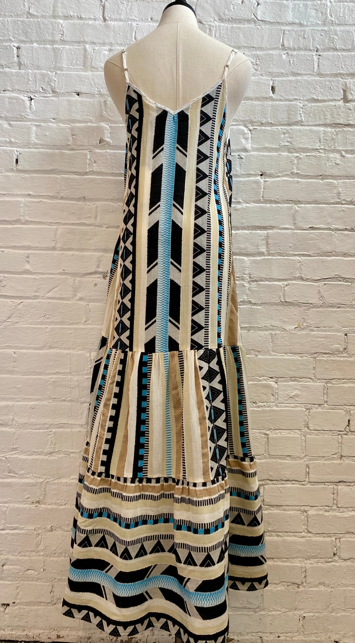 aztec print maxi dress Aztec Print Purple One Shoulder Maxi Dress