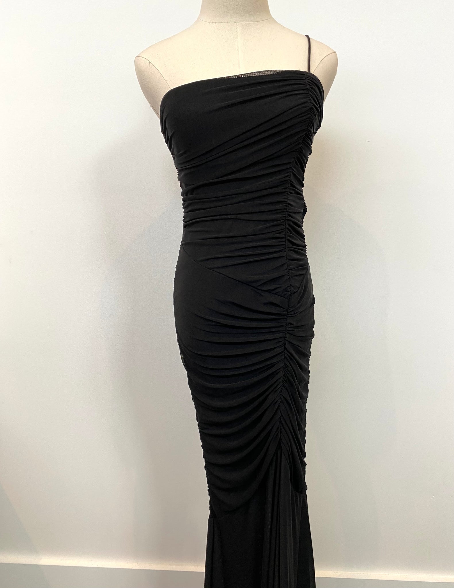 One Shoulder Ruched Formal Dress