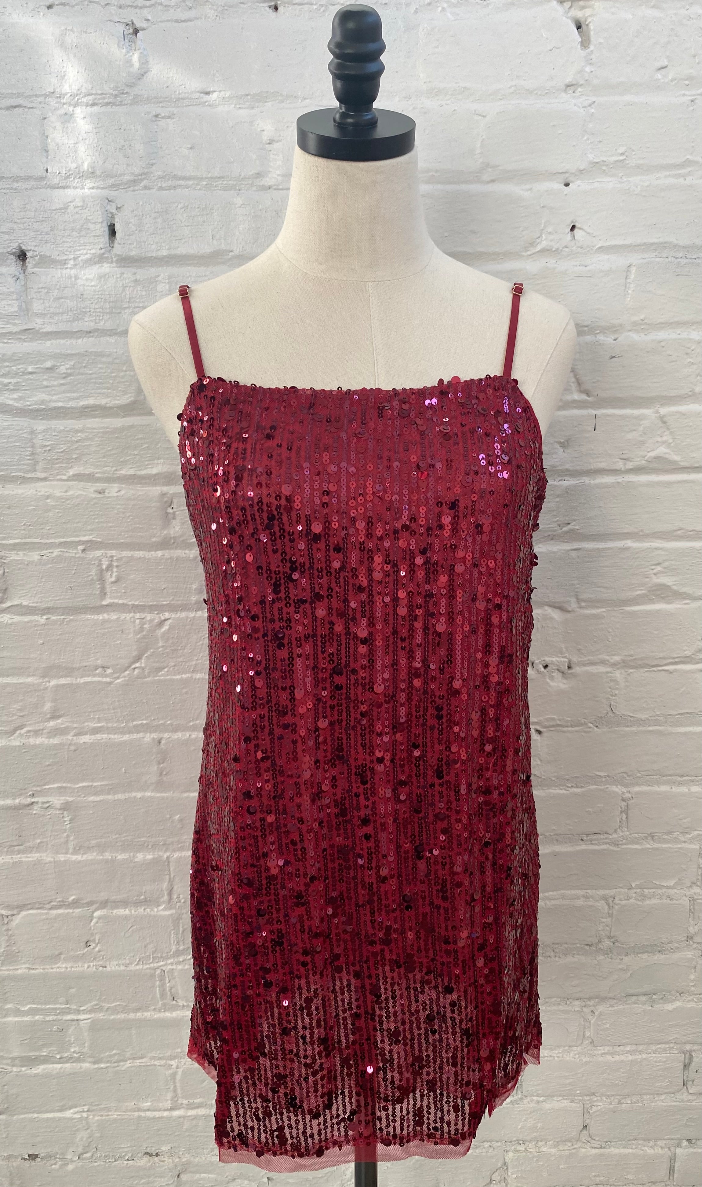 midnight kiss sequin dress Midnight Kiss Sequin Mini Slipdress (Women)
