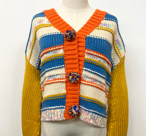 Multi Stripe Cardigan