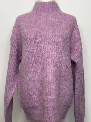 Lavender Wool Blend Sweater