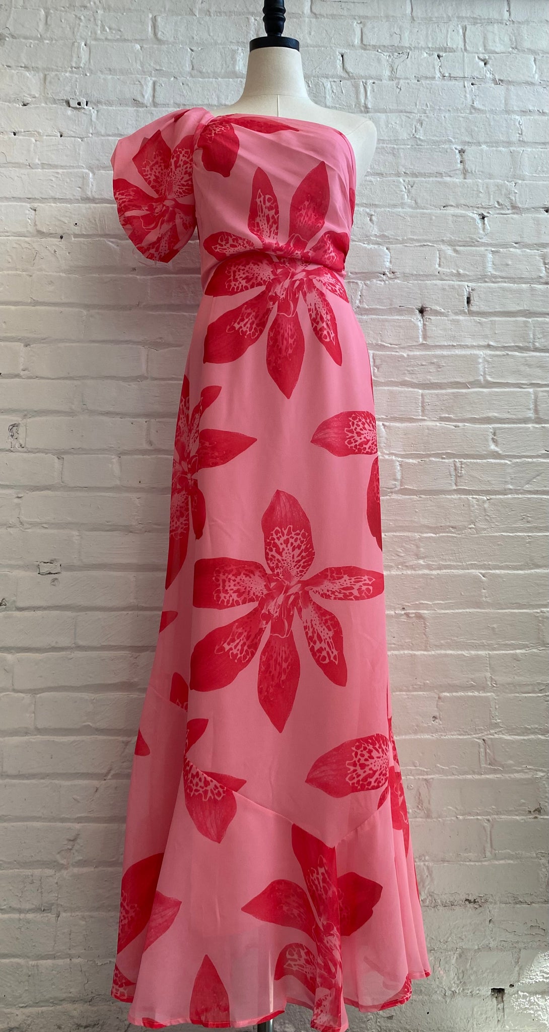 pink one shoulder puff sleeve dress Showpo - Sula Mini Dress