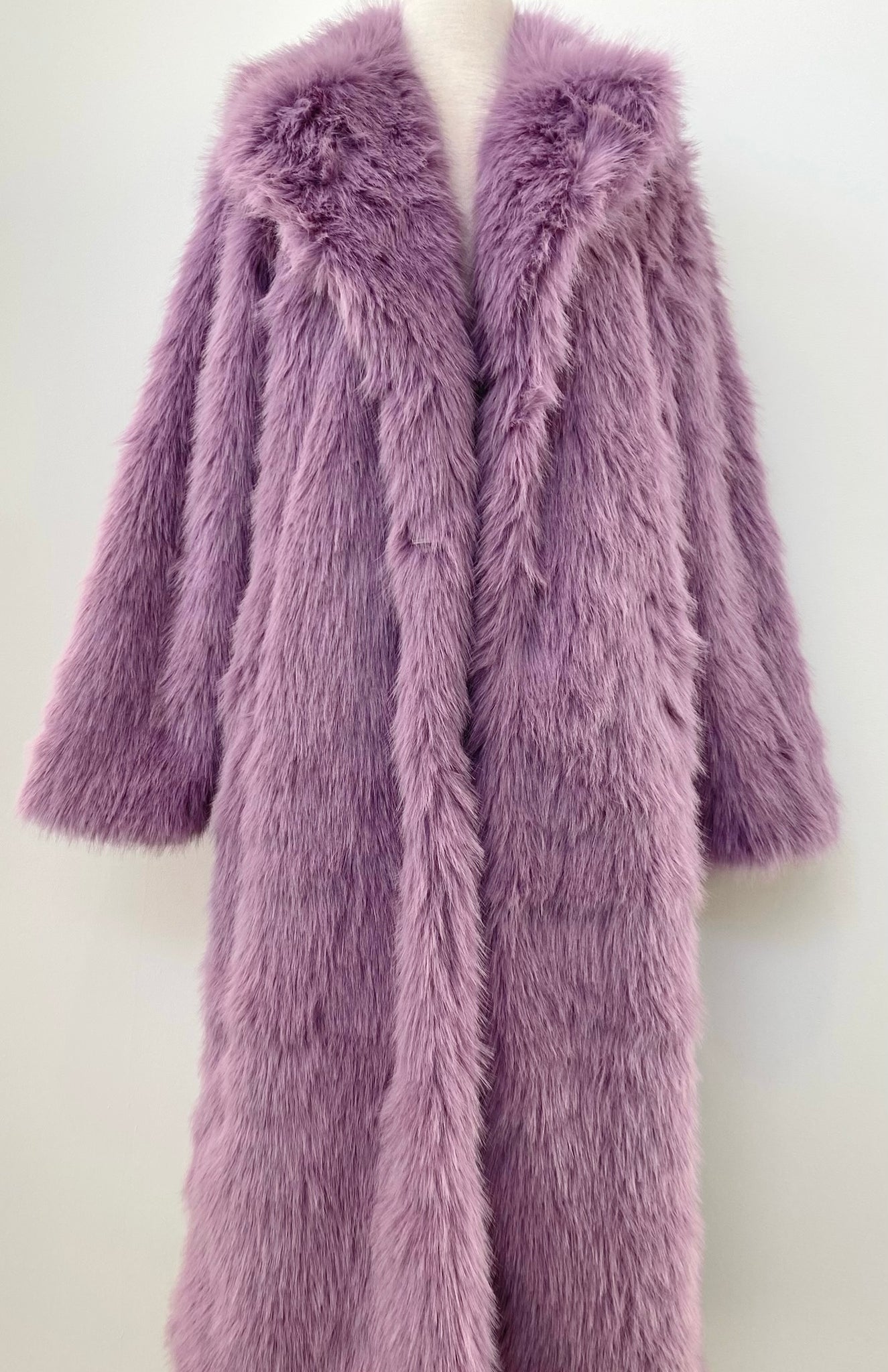 Purple Passion Faux Fur Coat