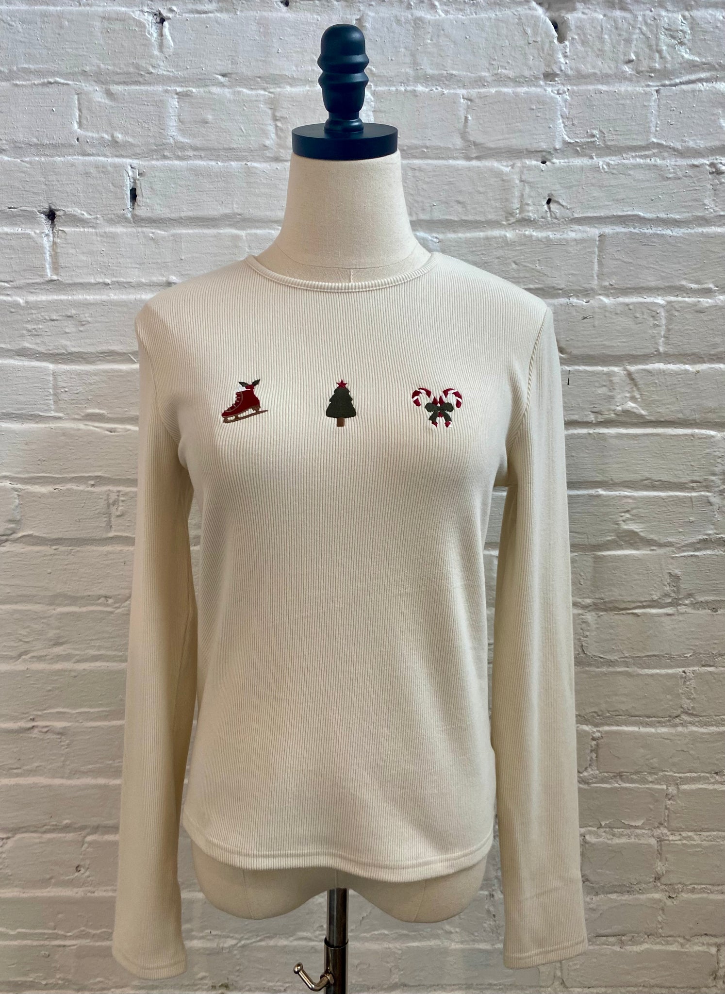 Holiday Graphic Long Sleeve Top