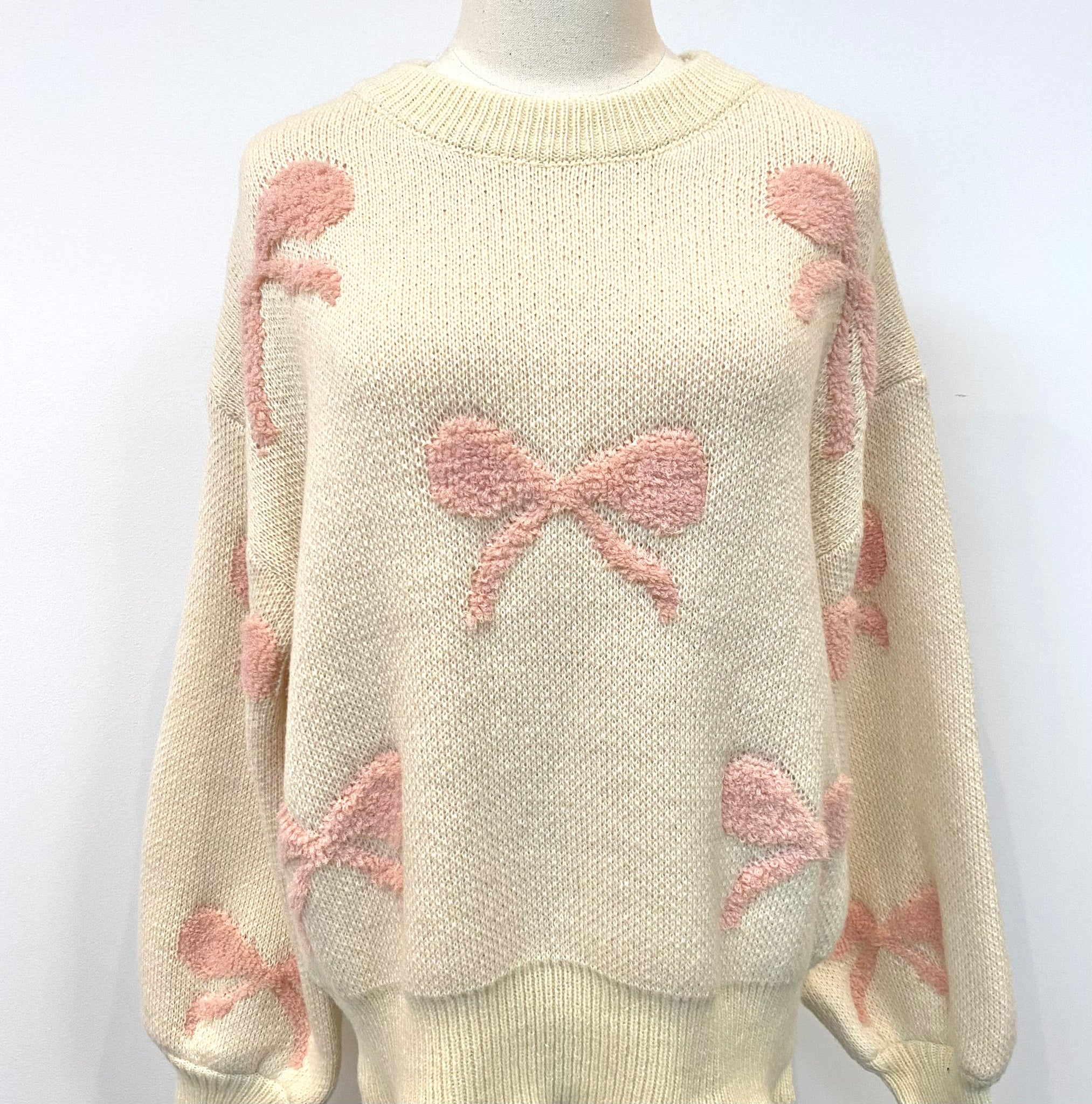 Ribbon Pattern Sweater