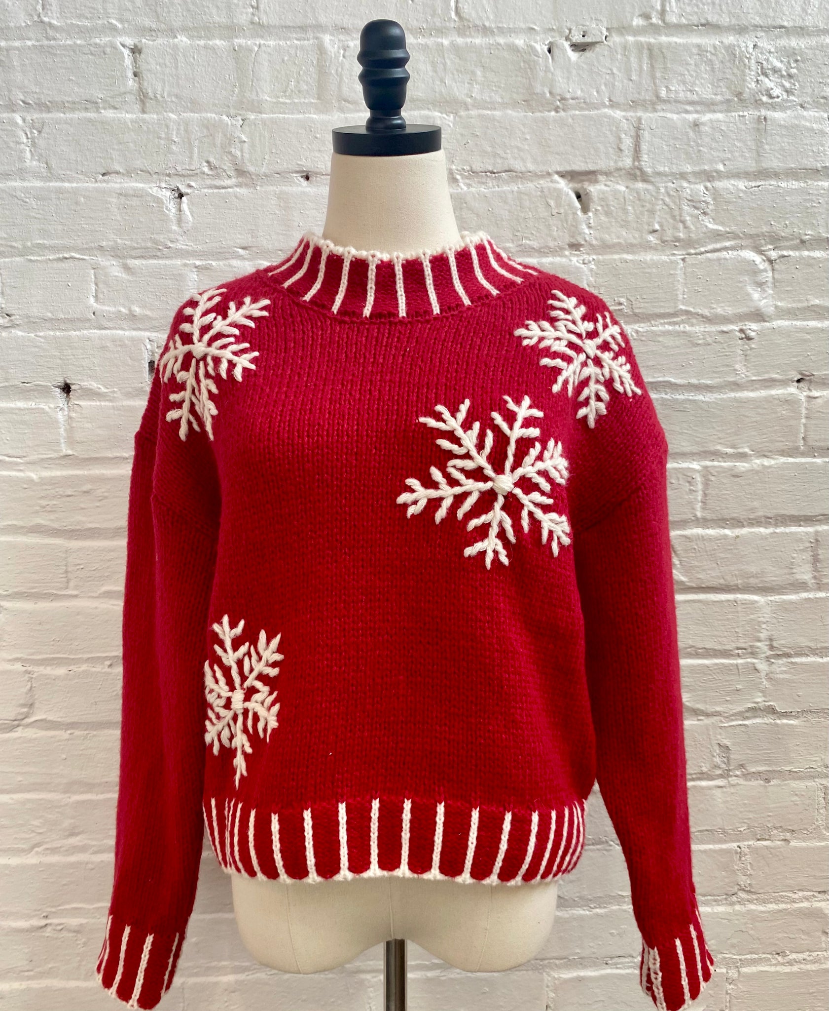 3D Snowflake Sweater