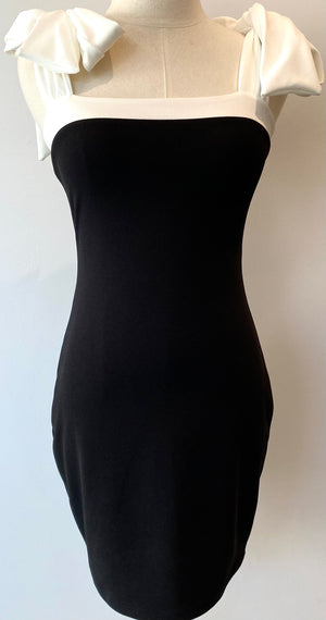 Bow Strap Bodycon Dress