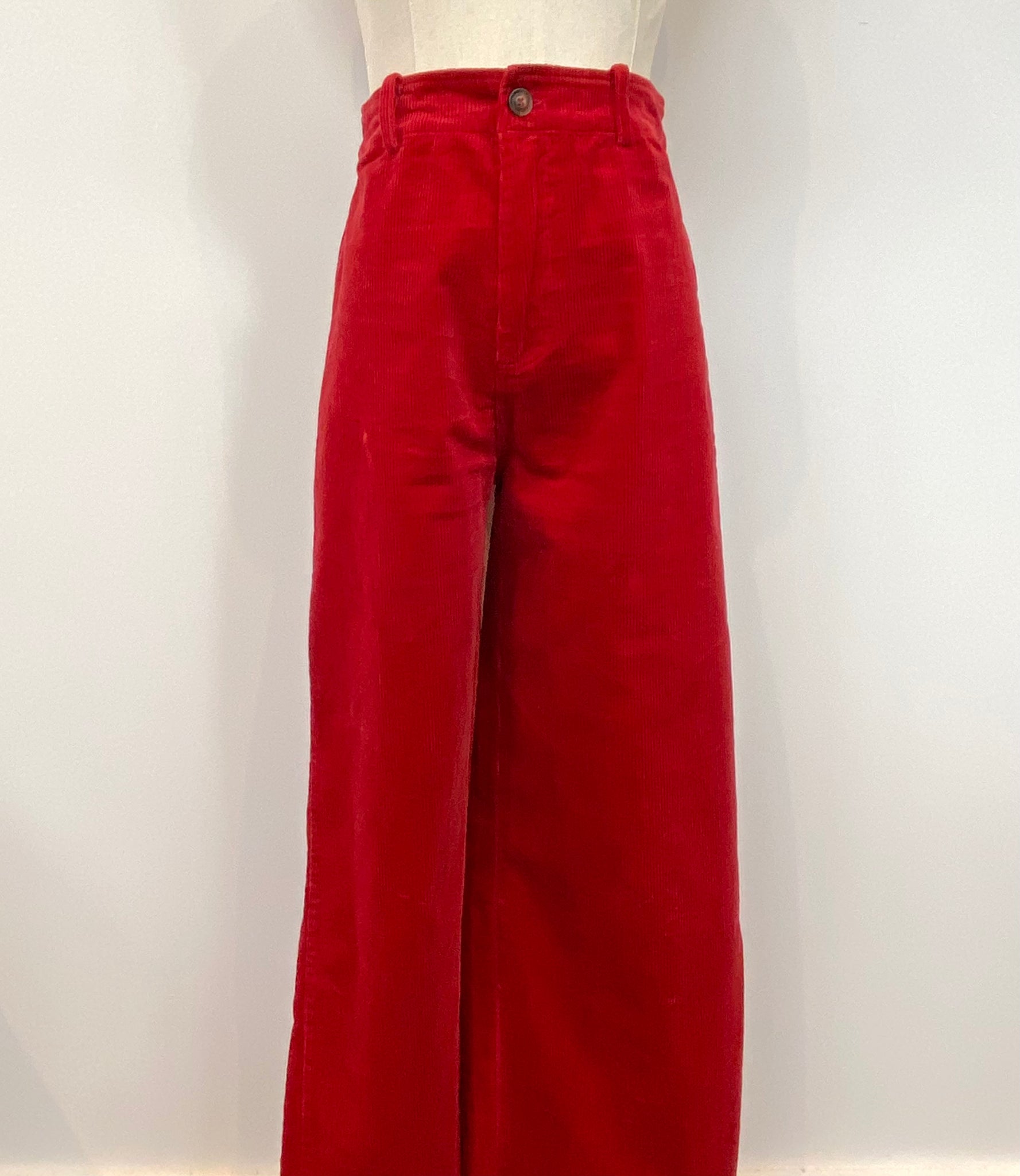 Ribbon Pocket Corduroy Pants