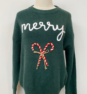 Candy Cane Sweater