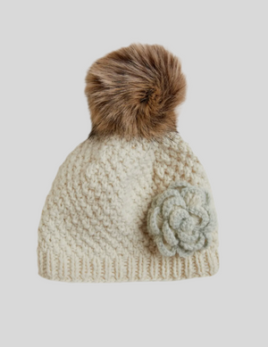 Chantilly Flower Beanie