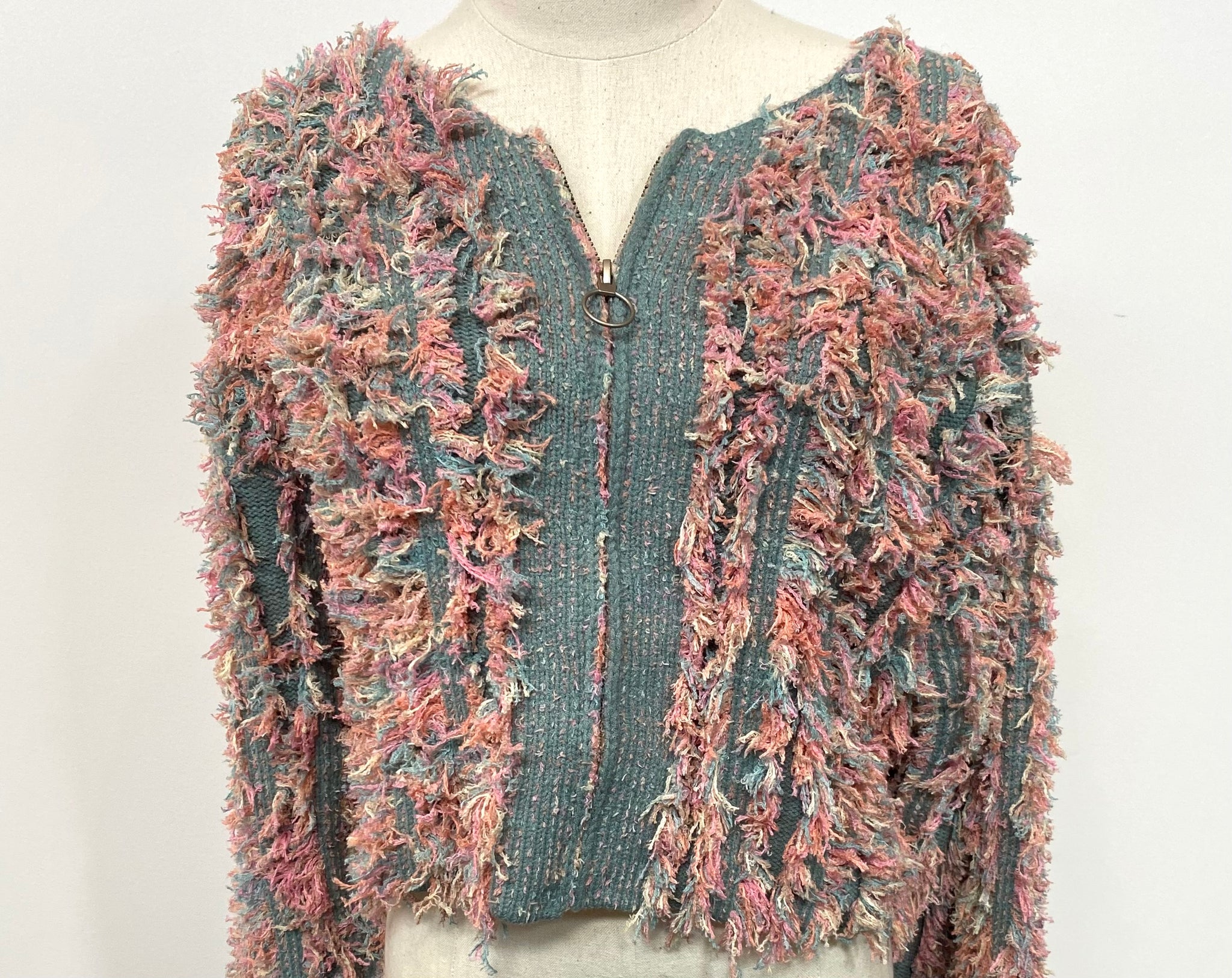 Soft Shaggy Yarn Knit Sweater