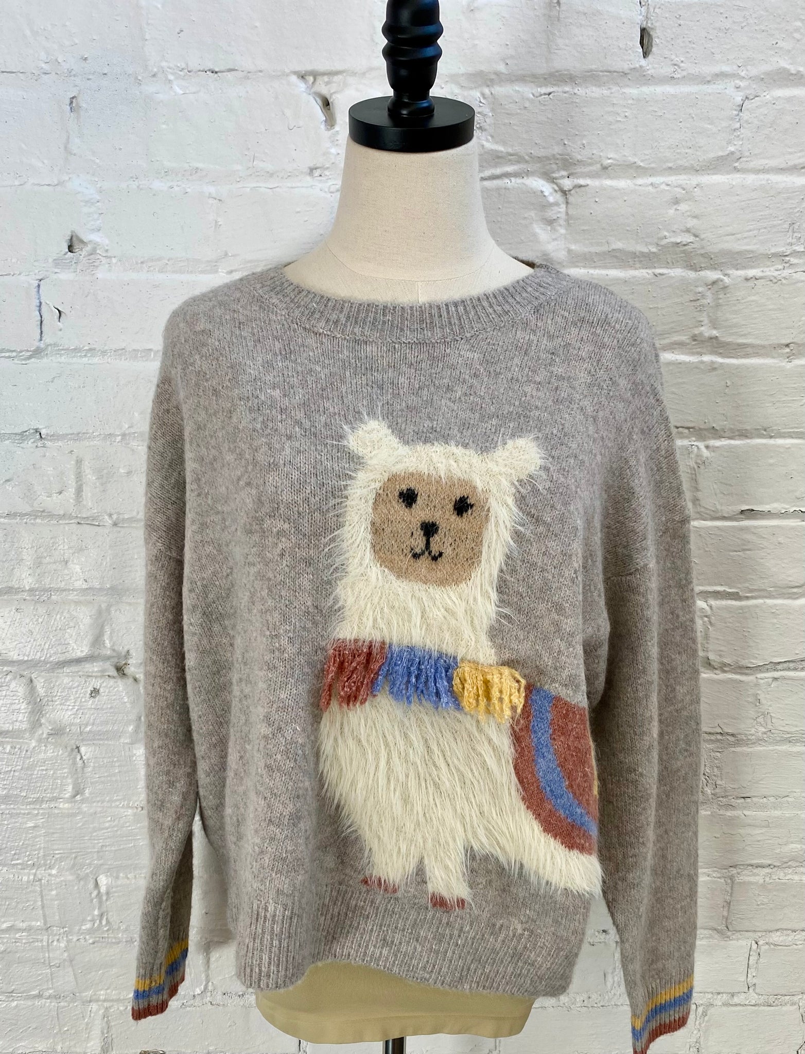 Fuzzy Alpaca Sweater