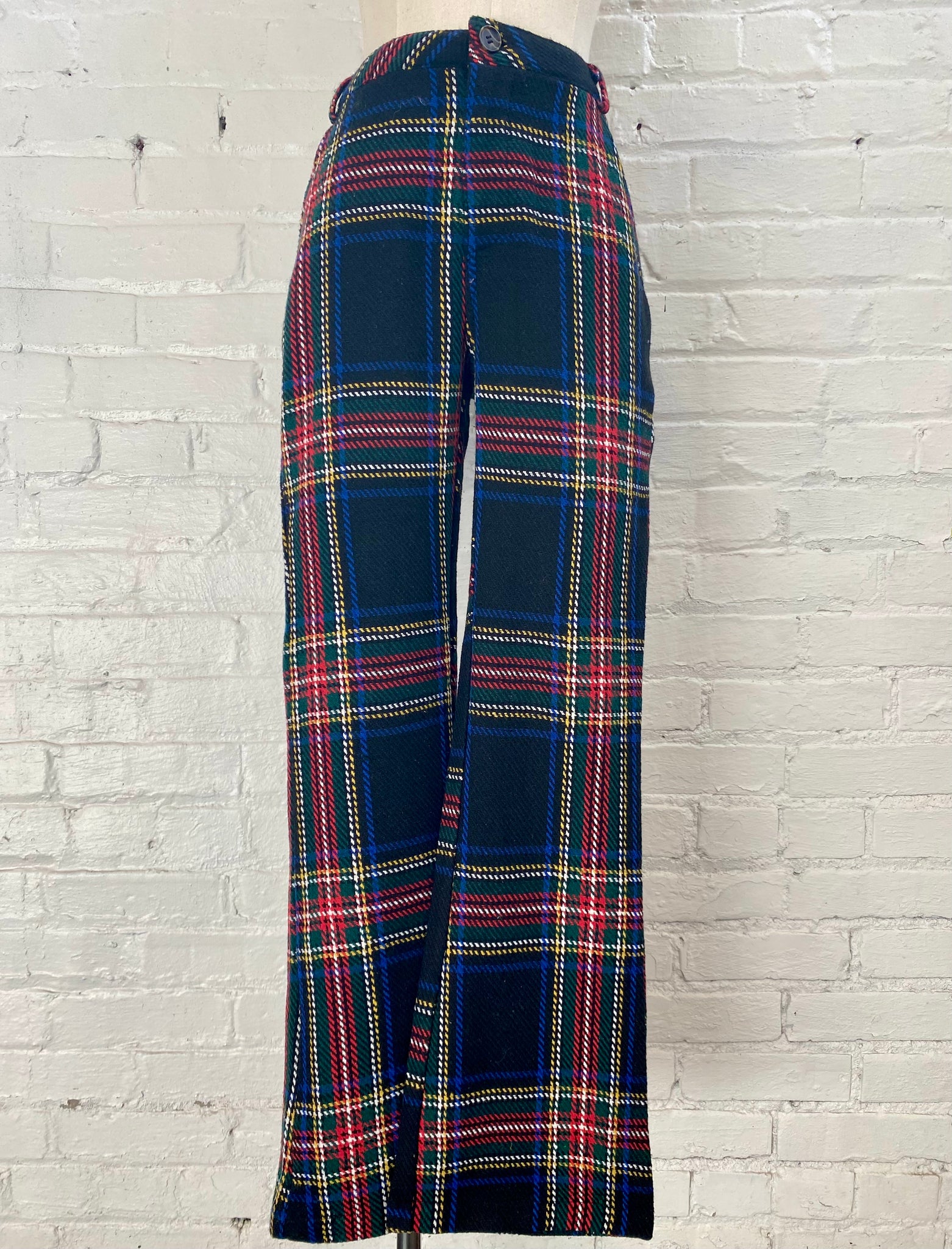 Tartan Plaid Wide Leg Pant