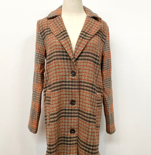 Mixed Media Long Coat