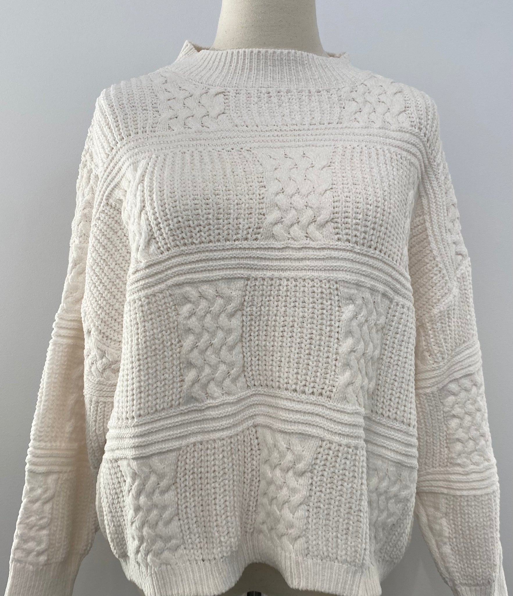 Block Pattern Sweater