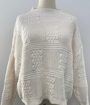 Block Pattern Sweater