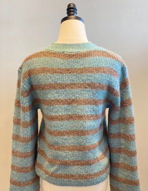 High Low Stripe Sweater