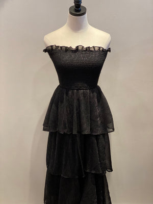 Tiana Classic Tiered Strapless Dress