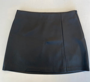 Cam Faux Leather Skirt