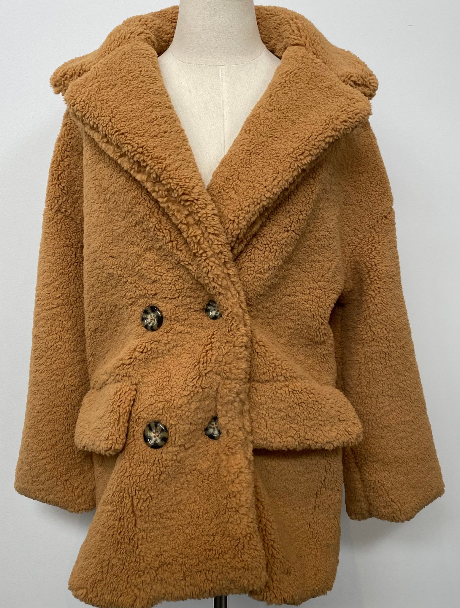 Plush Teddy Faux Fur Jacket