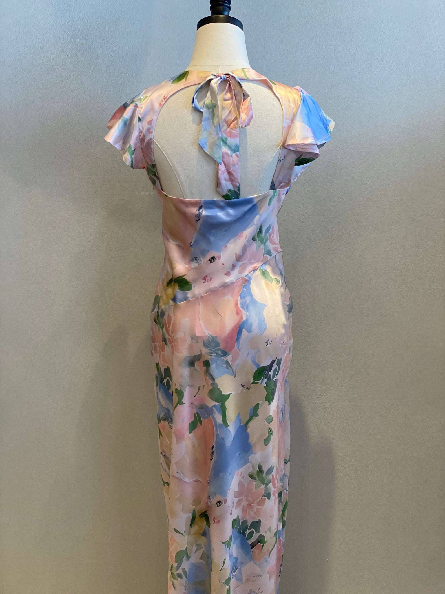 Art Inspired Print Maxi Dress