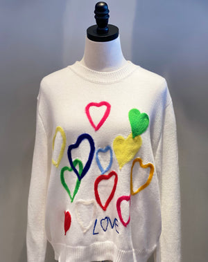 Love And Hearts Sweater