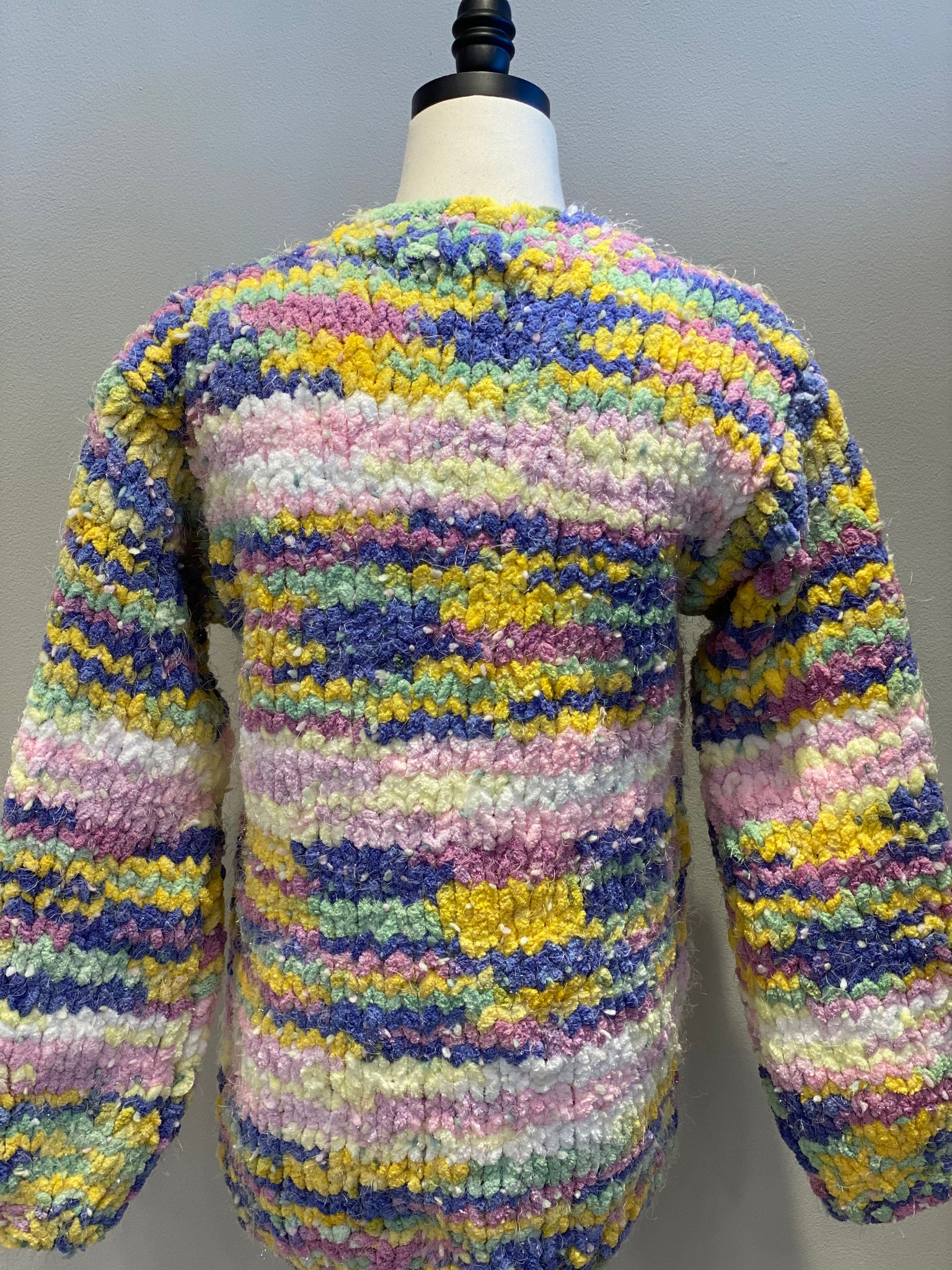 Open Knit Chunky Yarn Sweater