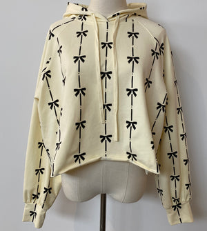 Bow Print Hoodie