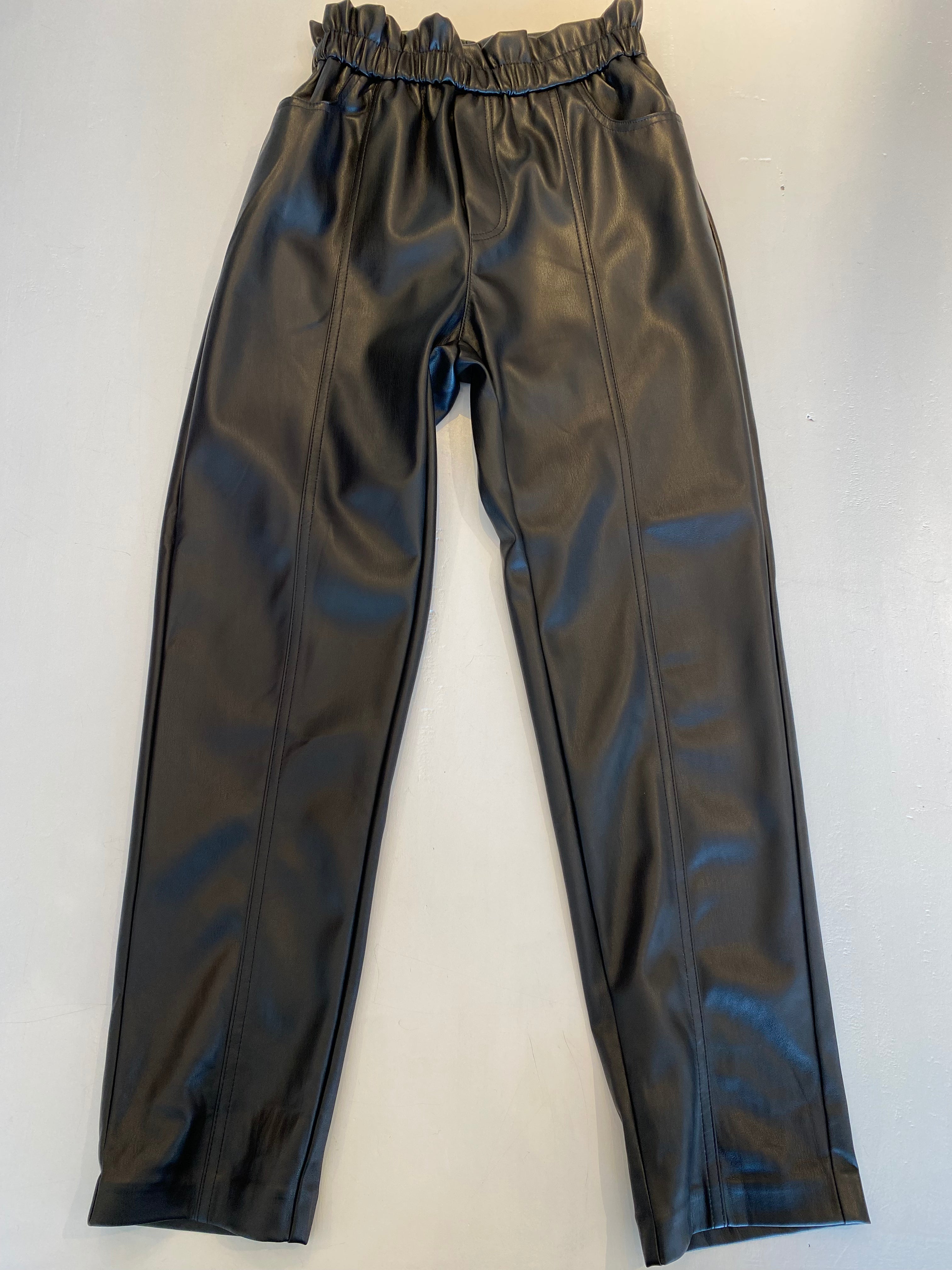 Elan Faux Leather Paper Bag Pant – Showroom56 - Main Image