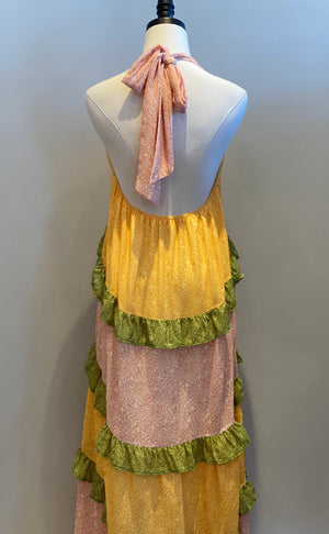 Peachy Paradise Maxi Dress