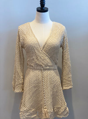 Scalloped Crochet Dress