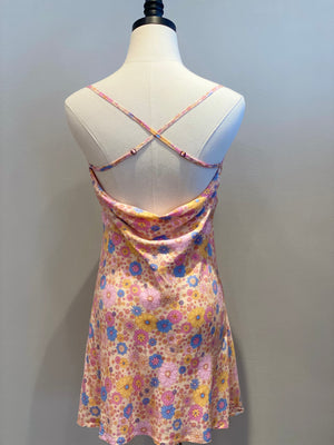 Hydrangea Mini Slip Dress