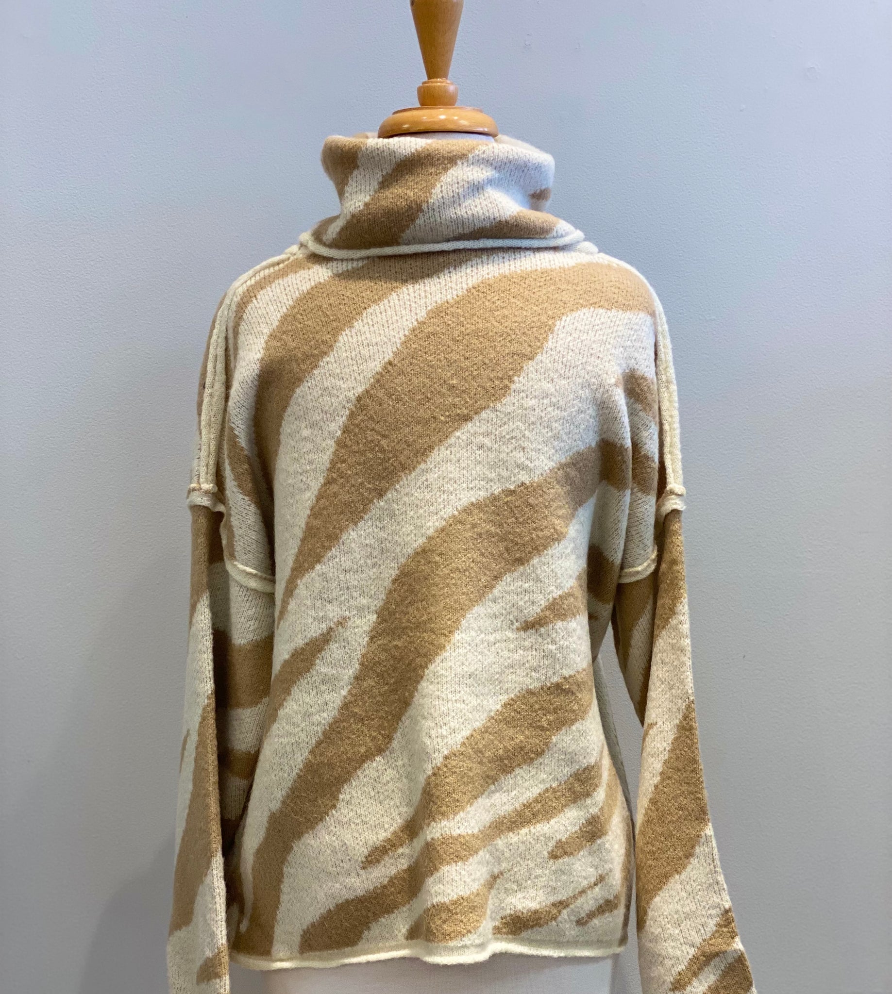 Zebra Stripe Sweater