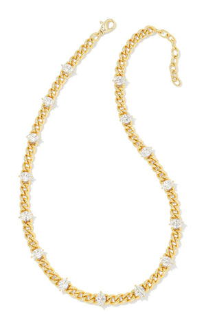 Cailin Crystal Chain Necklace
