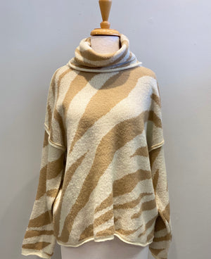 Zebra Stripe Sweater