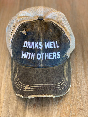The Original Retro Brand Drinks Well With Others Trucker Hat - Showroom56