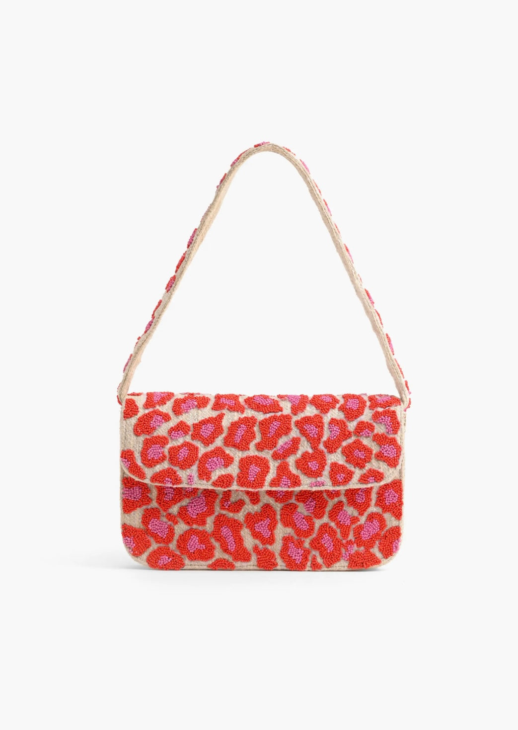 Pink Leopard Shoulder Bag